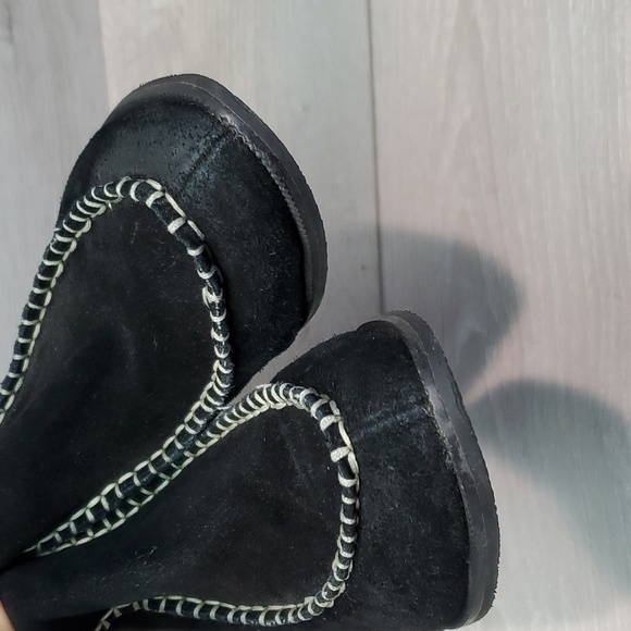 Anthropologie Antelope Womens WhipstitchSuede Ankle Boots shoes sz 39/9 - Picture 5 of 14